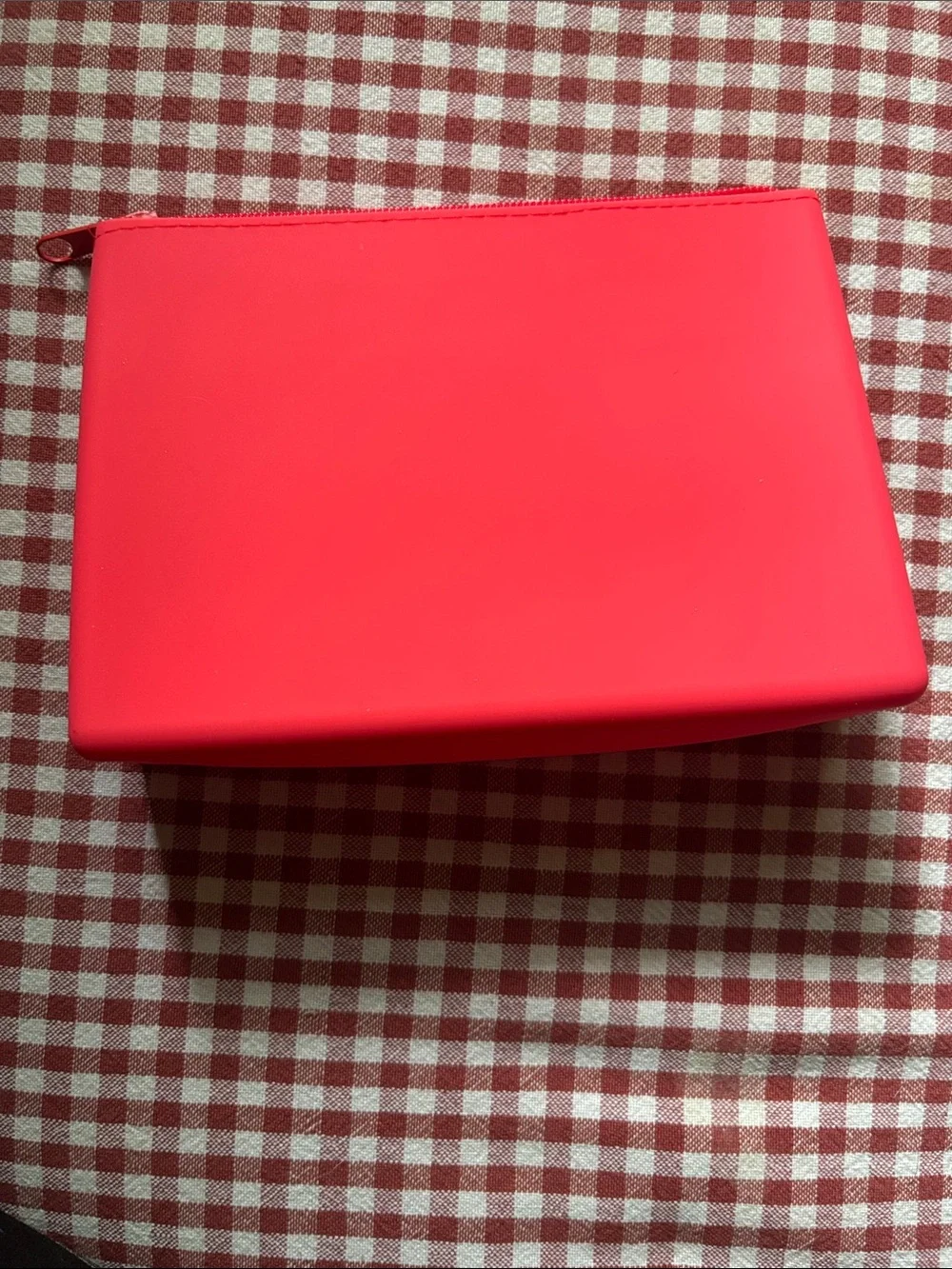 MAC Bright Coral Cosmetic Pouch